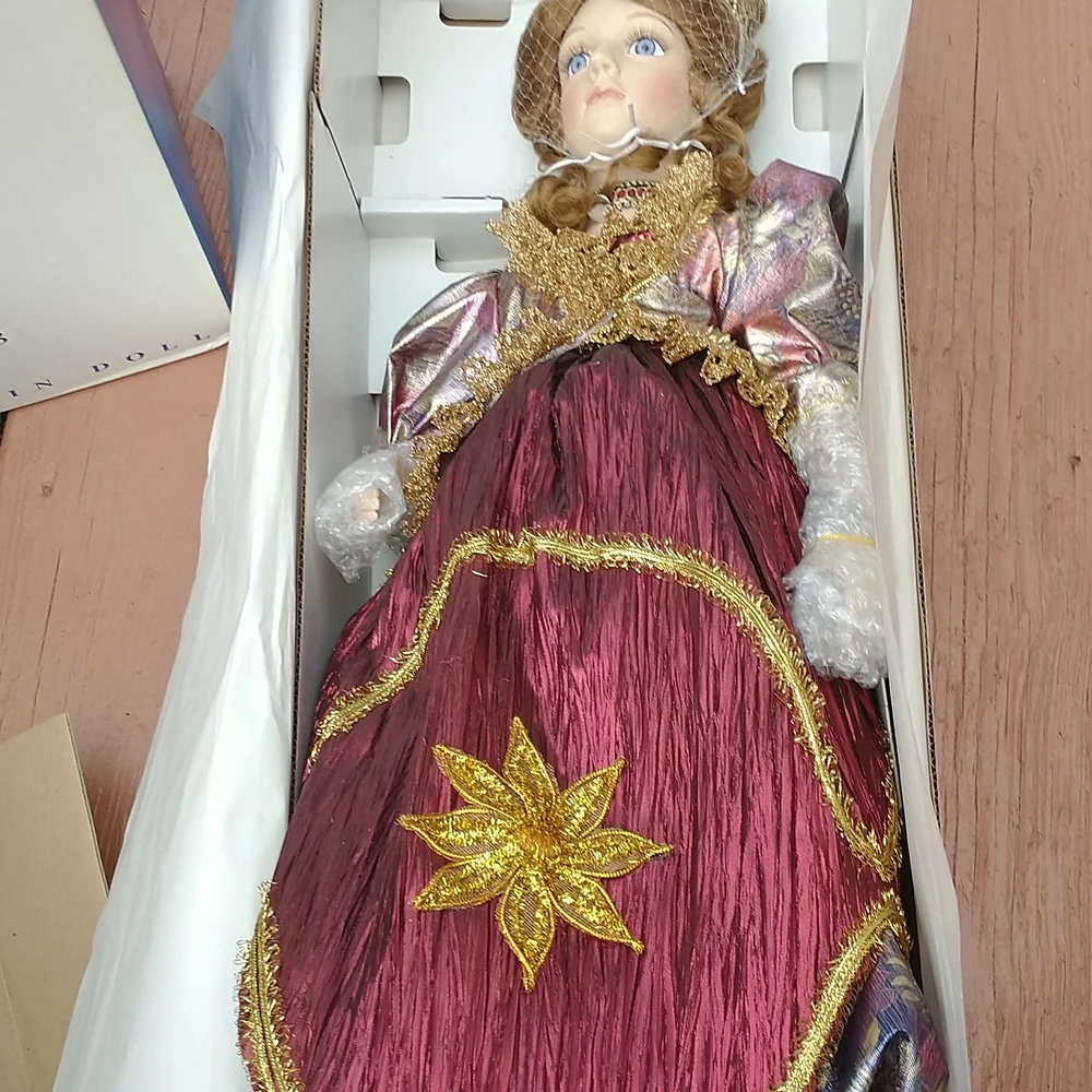 New Porcelain Agnes Doll